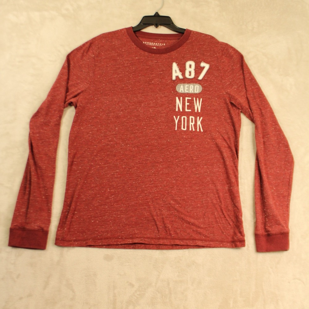 Aeropostale Mens Crew Neck Long Sleeve Sz L Aero New York